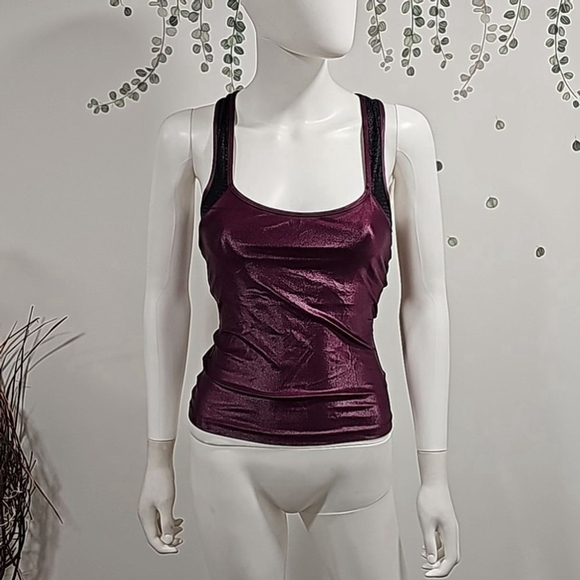 Koral Fling Infinity Tank - Eggplant/Black Sz Small - Picture 4 of 13